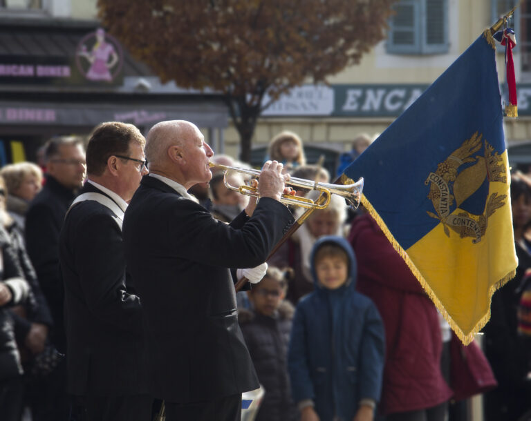 Harmonie chablaisienne - ceremonie 11 novembre